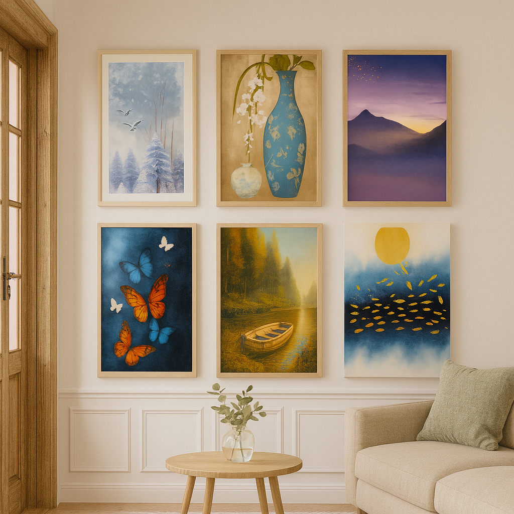 Cuadro decorativo 60×80 cm, diseño moderno y elegante para decoración de interiores