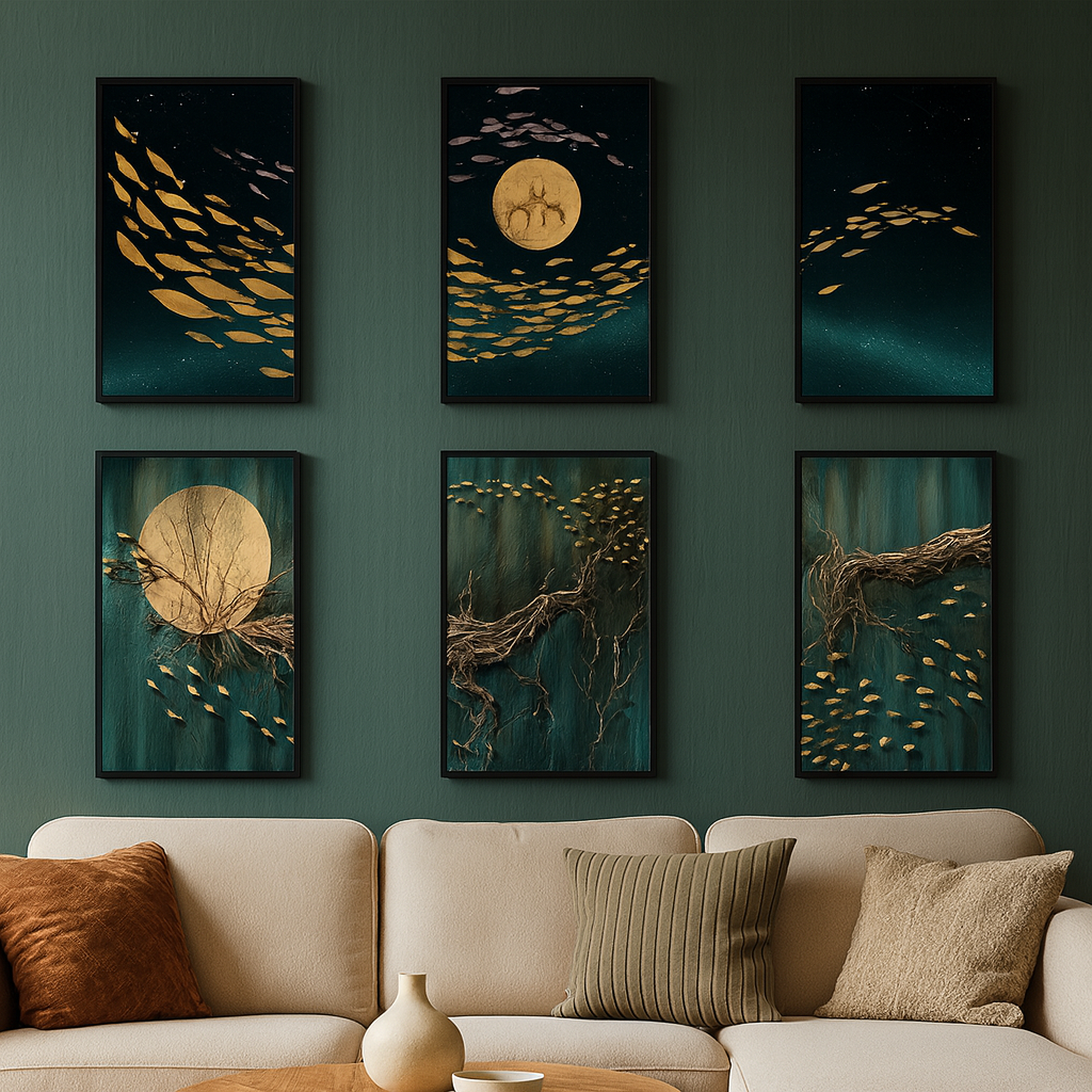 Cuadro decorativo modelo 40×60 cm, diseño moderno para decoración de interiores