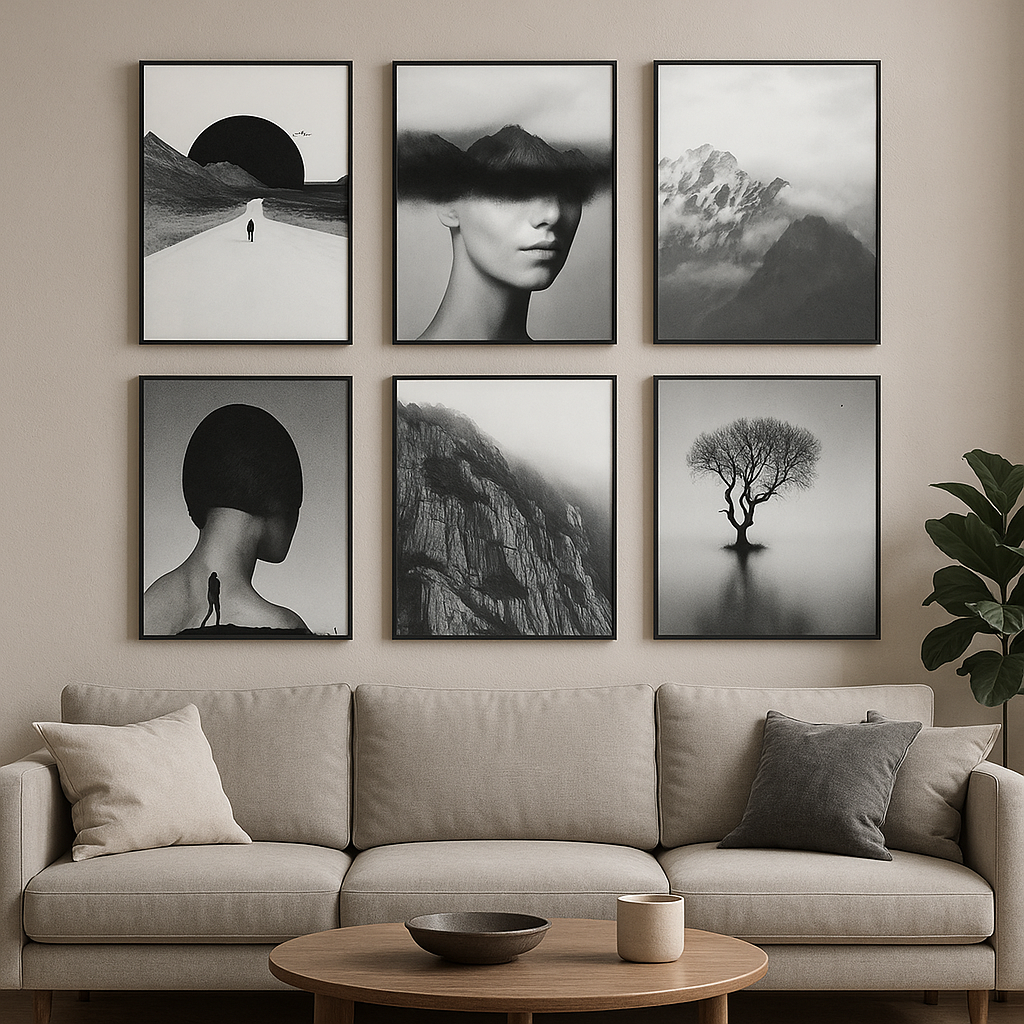 Cuadro decorativo 40×80 cm, diseño moderno y elegante para decoración de interiores