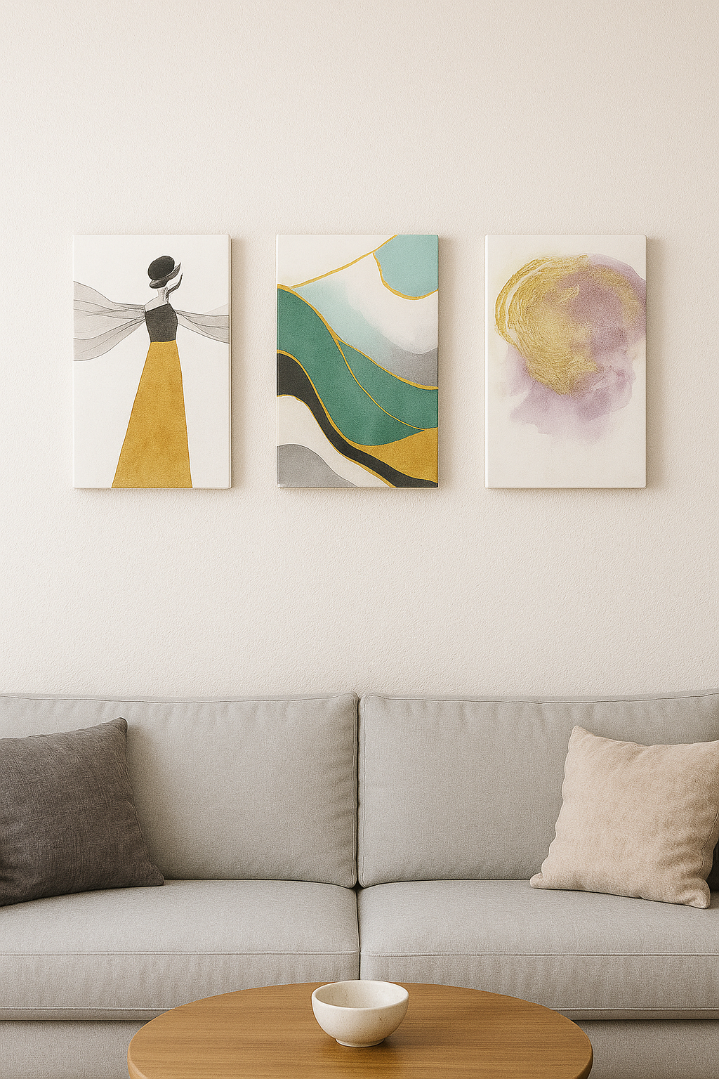 Cuadro decorativo modelo 20×30 cm, diseño moderno para decoración de interiores