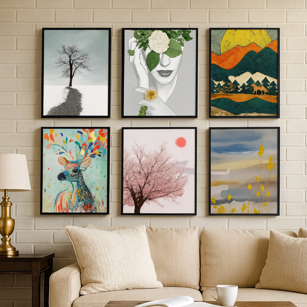 Cuadro decorativo 40×50 cm, diseño moderno y elegante para decoración de interiores