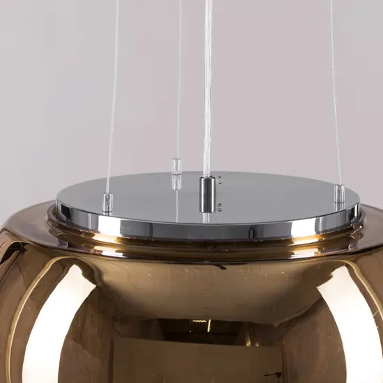 Lámpara Colgante LED de Cristal