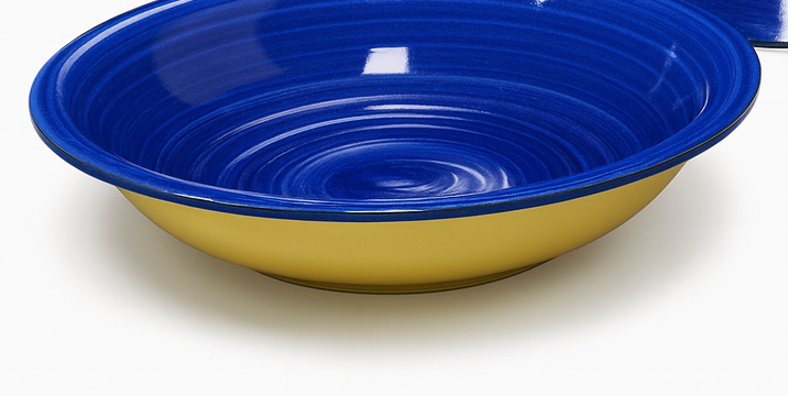 Set de plato y cuenco de ceramica variedad