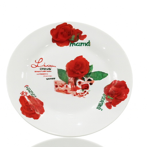 Plato de ceramica 8''