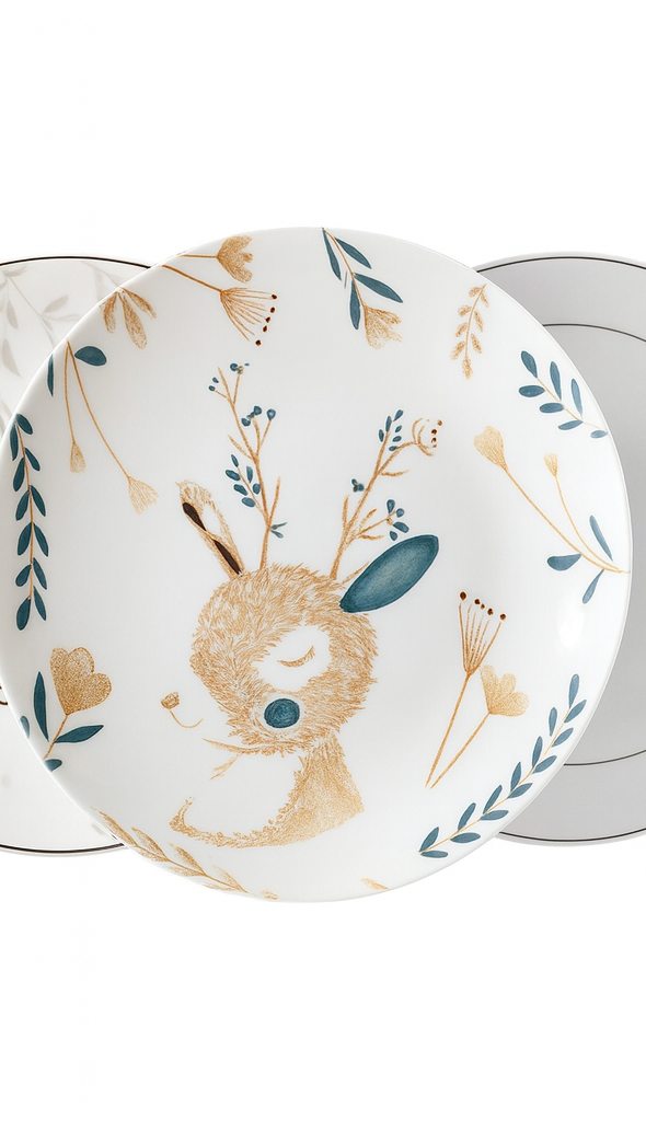 Plato con estampado de 8"