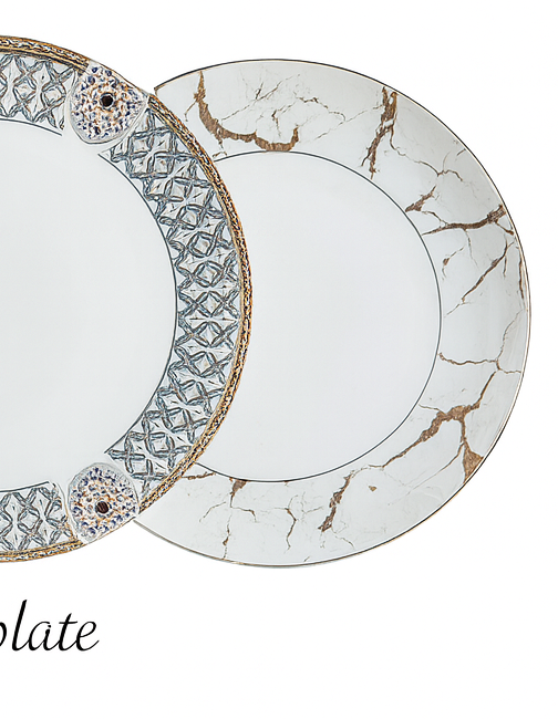 Plato con estampado de 12"