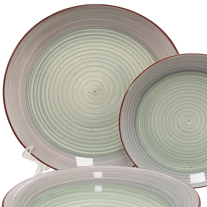 Set de plato y cuenco de ceramica variedad