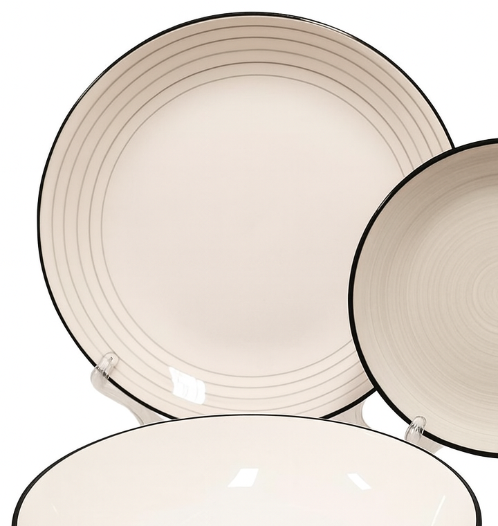 Set de plato y cuenco de ceramica variedad