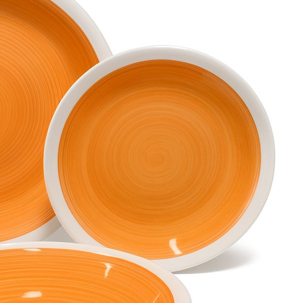 Set de plato y cuenco de ceramica variedad