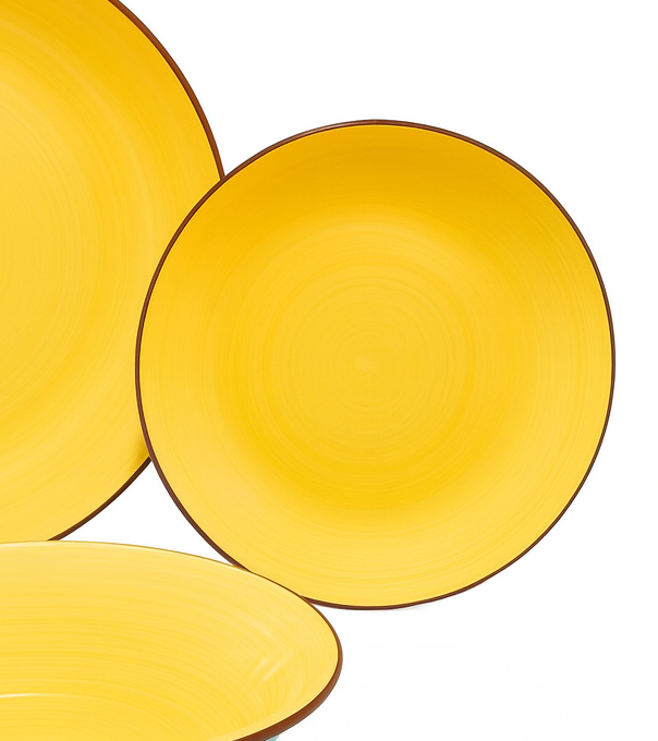 Set de plato y cuenco de ceramica variedad