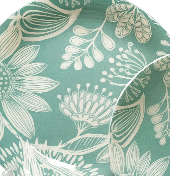 Set de plato y cuenco de ceramica variedad