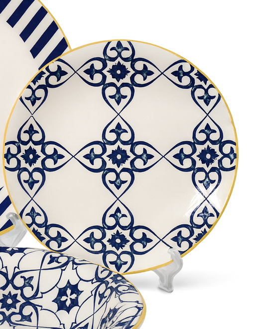 Set de plato y cuenco de ceramica variedad