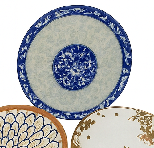 9" Plato con estampado